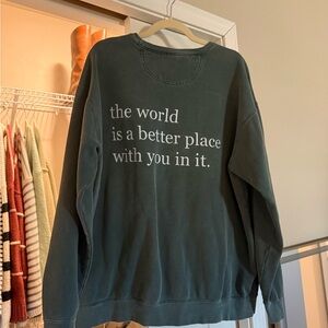 Sunkissed Coconut Green Sweatshirt